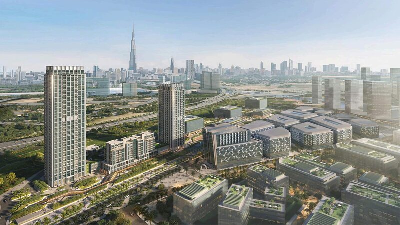 Dubai Design District — рендер застройщика
